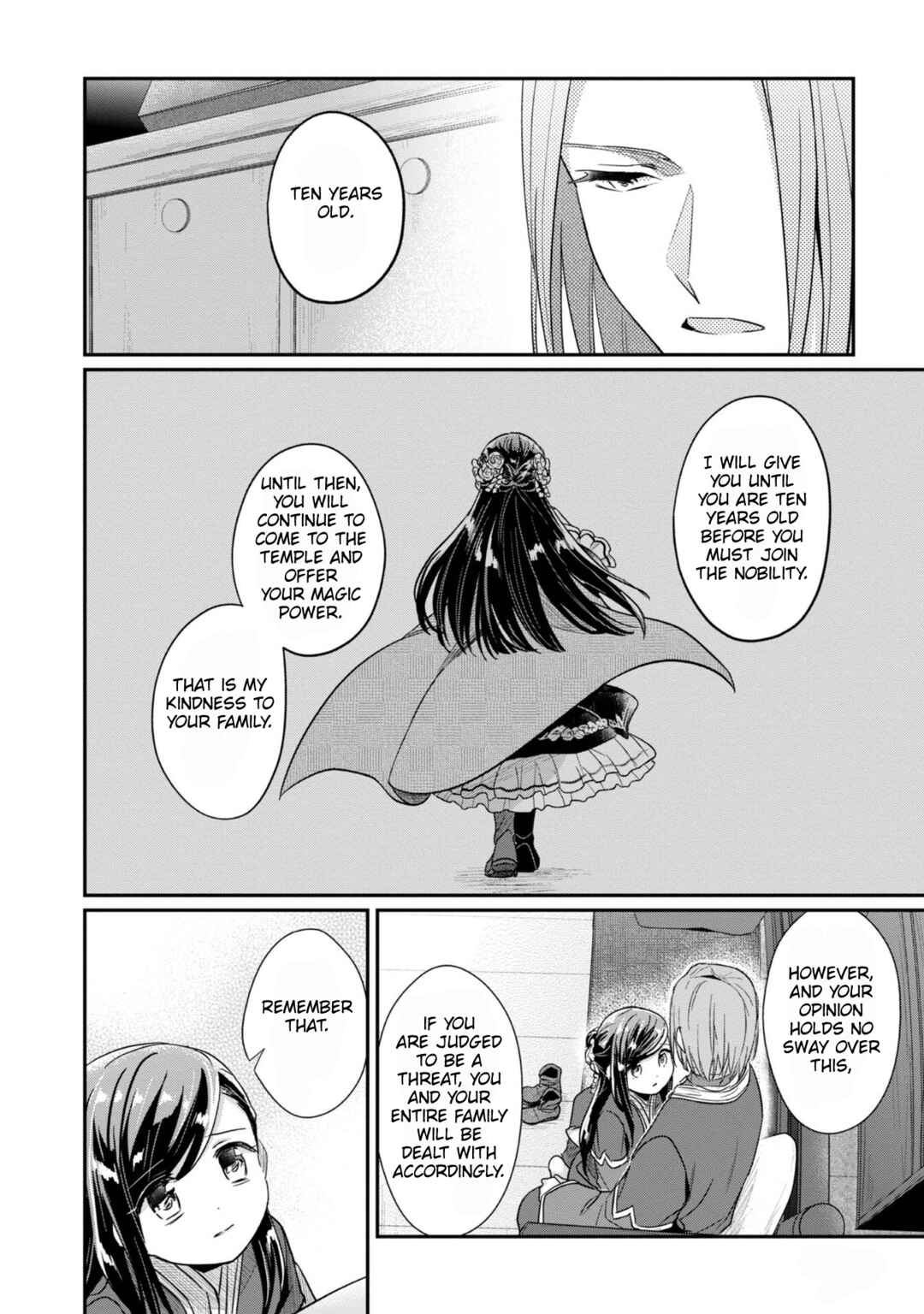Page 43 Chapter 42 Honzuki no Gekokujou: Shisho ni Naru Tame ni wa Shudan o Erandeiraremasen—Dai 2-bu: Hon no Tamenara Miko ni Naru!
