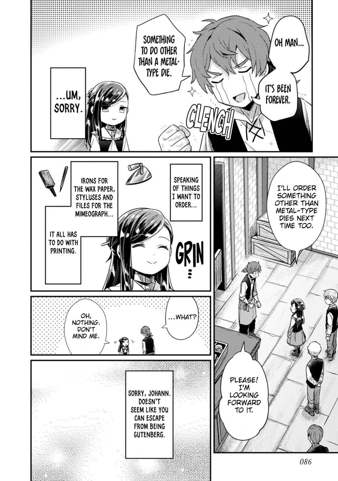 Page 33 Chapter 53 Honzuki no Gekokujou: Shisho ni Naru Tame ni wa Shudan o Erandeiraremasen—Dai 2-bu: Hon no Tamenara Miko ni Naru!