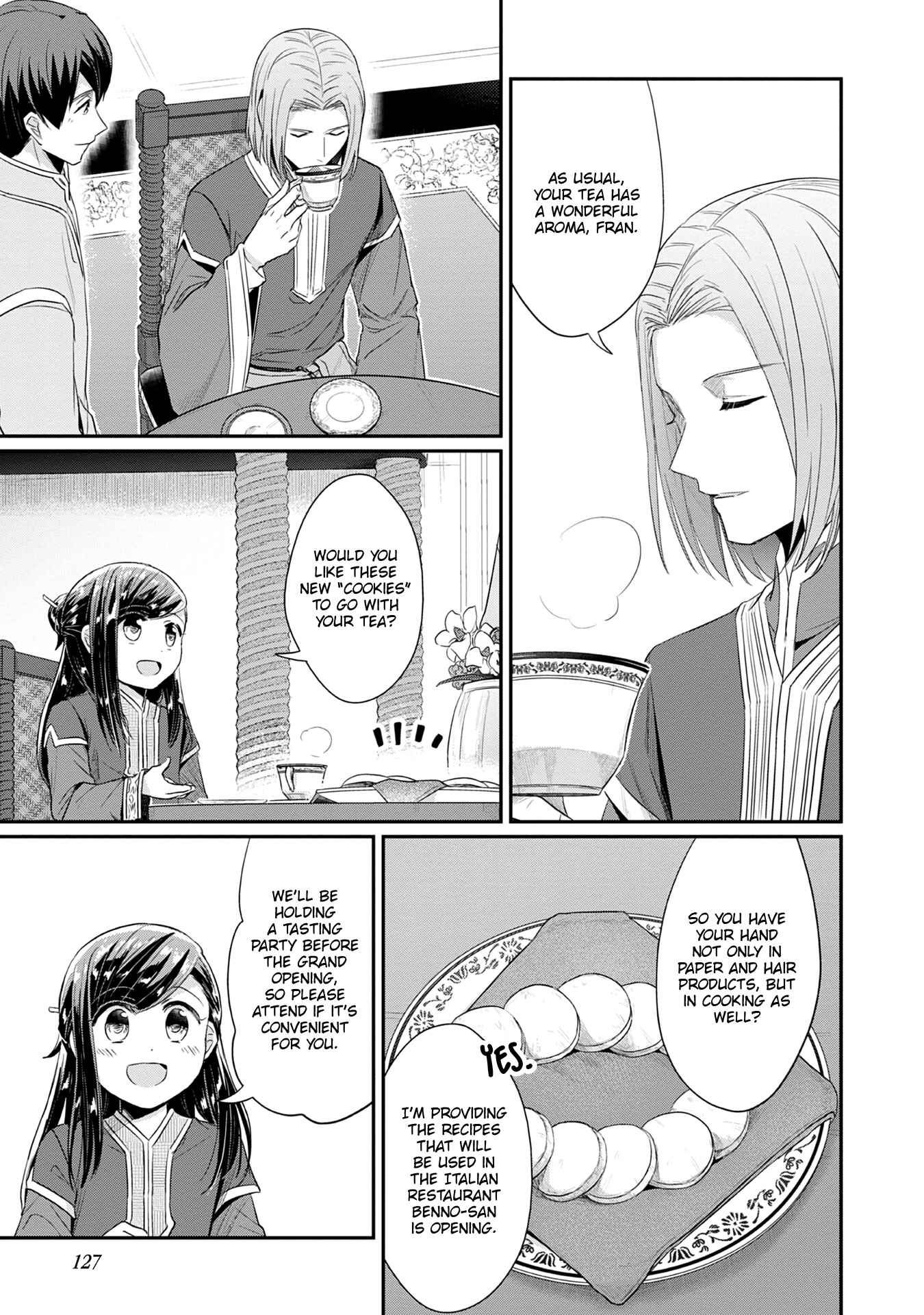 Page 12 Chapter 20 Honzuki no Gekokujou: Shisho ni Naru Tame ni wa Shudan o Erandeiraremasen—Dai 2-bu: Hon no Tamenara Miko ni Naru!