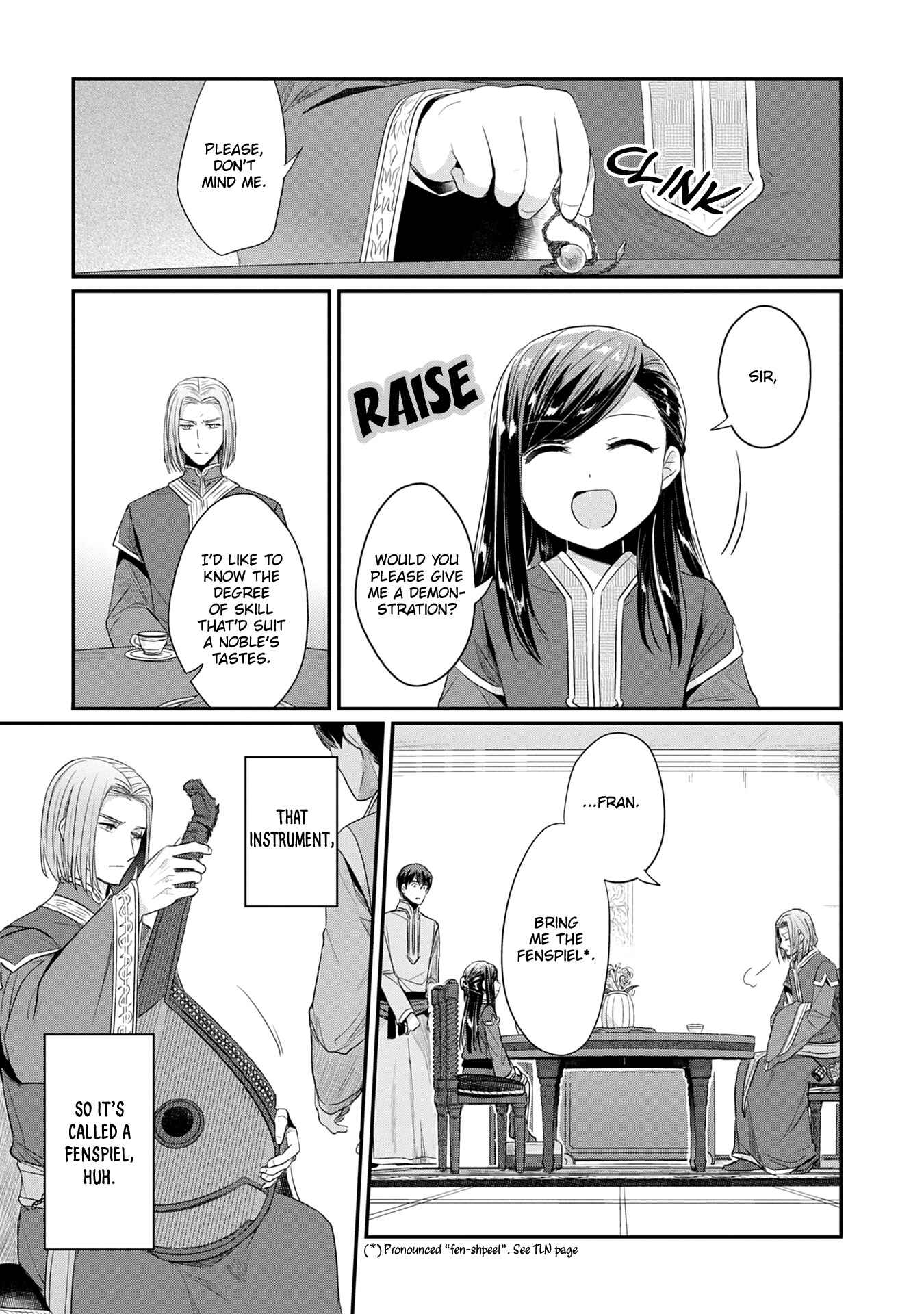 Page 24 Chapter 20 Honzuki no Gekokujou: Shisho ni Naru Tame ni wa Shudan o Erandeiraremasen—Dai 2-bu: Hon no Tamenara Miko ni Naru!