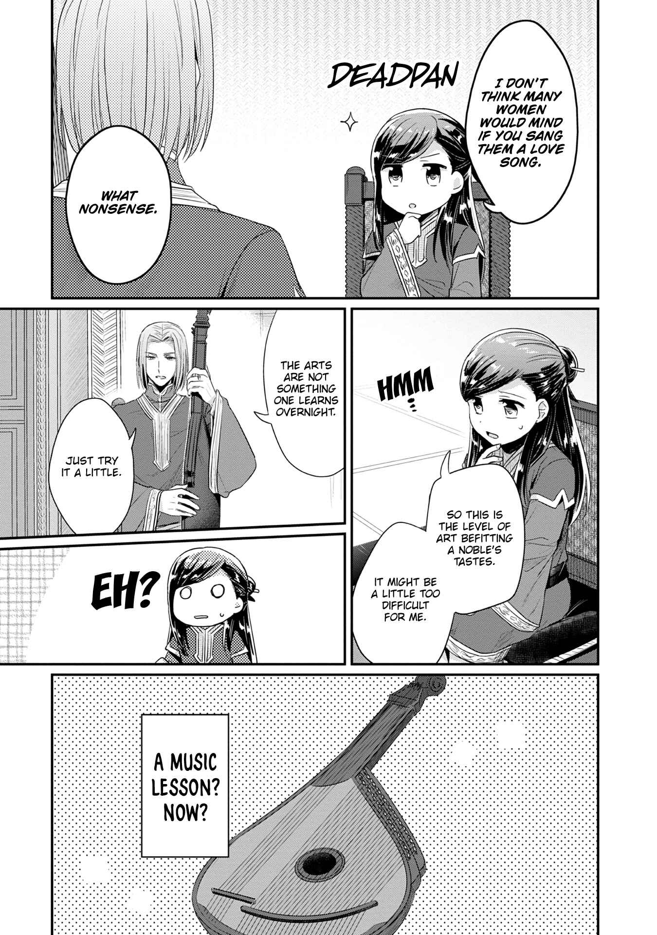 Page 28 Chapter 20 Honzuki no Gekokujou: Shisho ni Naru Tame ni wa Shudan o Erandeiraremasen—Dai 2-bu: Hon no Tamenara Miko ni Naru!