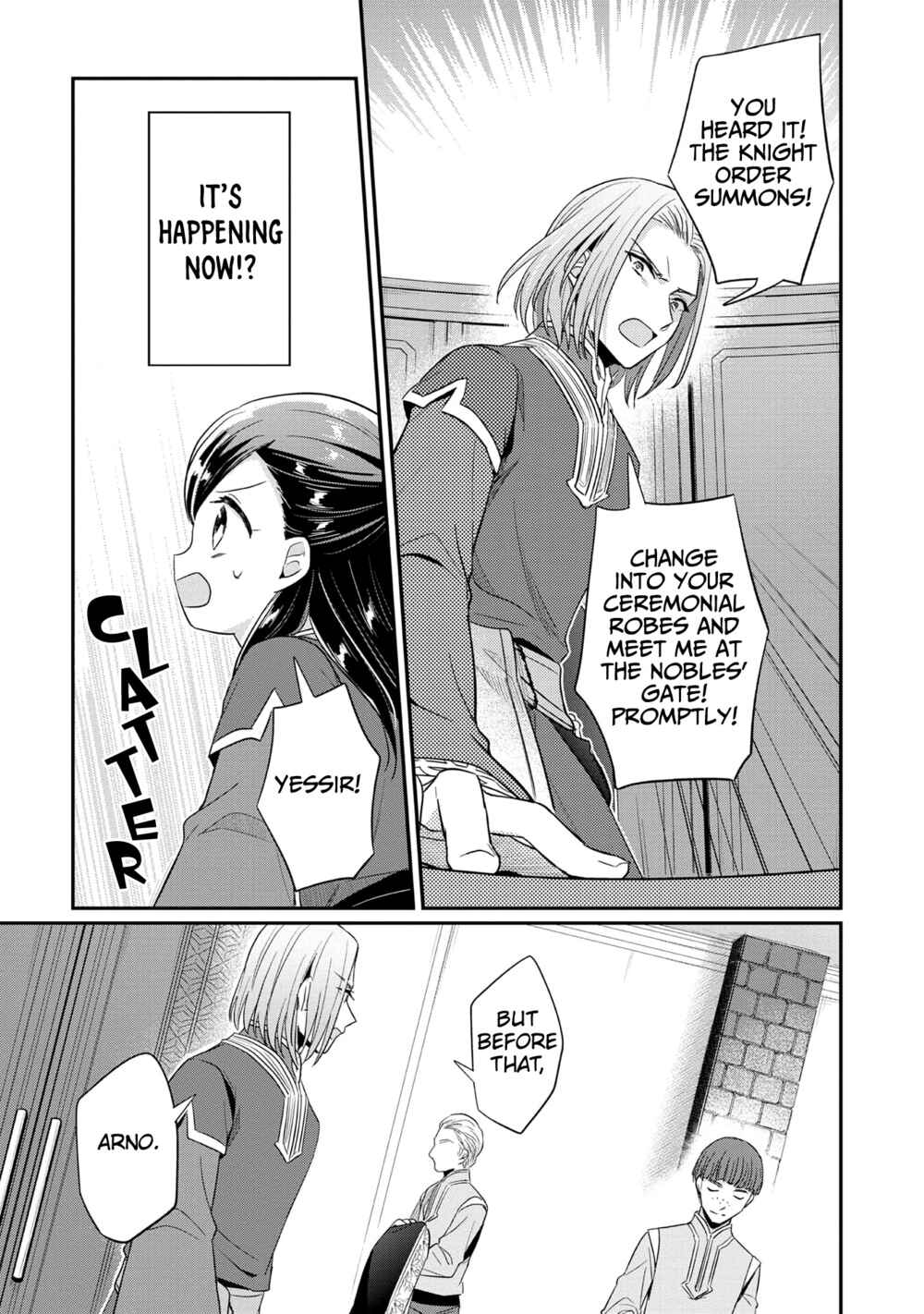 Page 27 Chapter 33 Honzuki no Gekokujou: Shisho ni Naru Tame ni wa Shudan o Erandeiraremasen—Dai 2-bu: Hon no Tamenara Miko ni Naru!