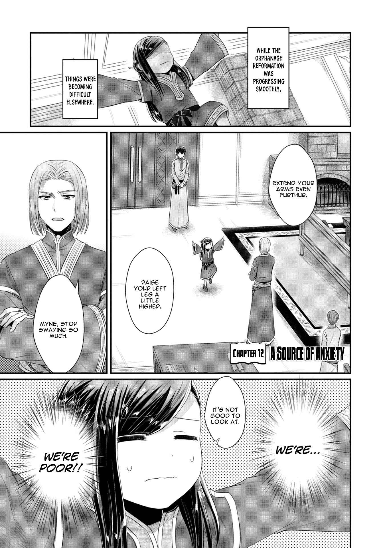 Page 2 Chapter 12 Honzuki no Gekokujou: Shisho ni Naru Tame ni wa Shudan o Erandeiraremasen—Dai 2-bu: Hon no Tamenara Miko ni Naru!