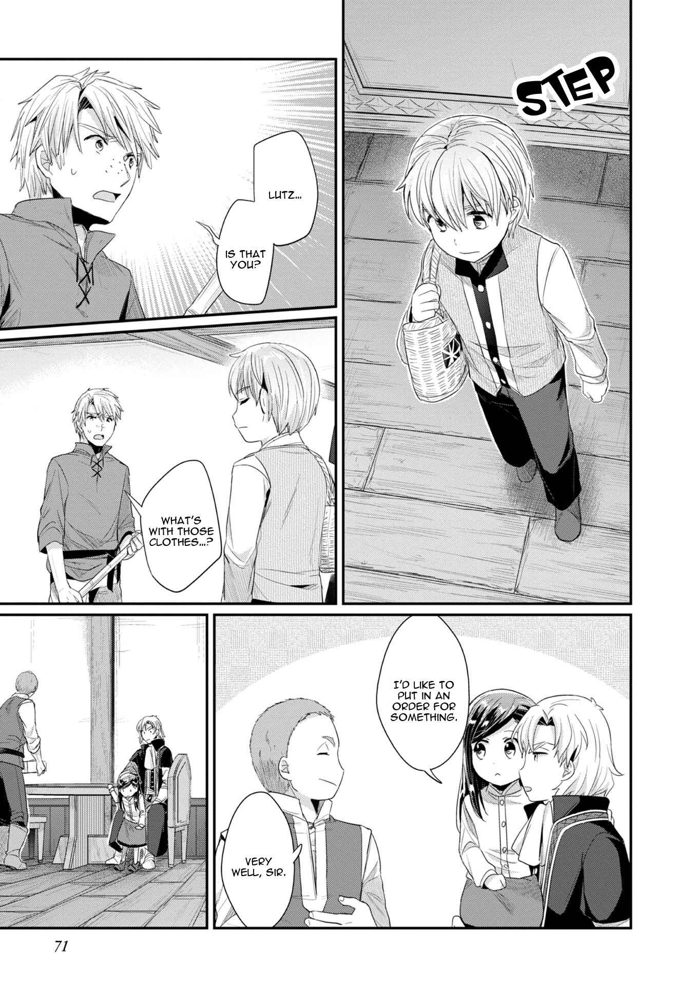 Page 22 Chapter 12 Honzuki no Gekokujou: Shisho ni Naru Tame ni wa Shudan o Erandeiraremasen—Dai 2-bu: Hon no Tamenara Miko ni Naru!