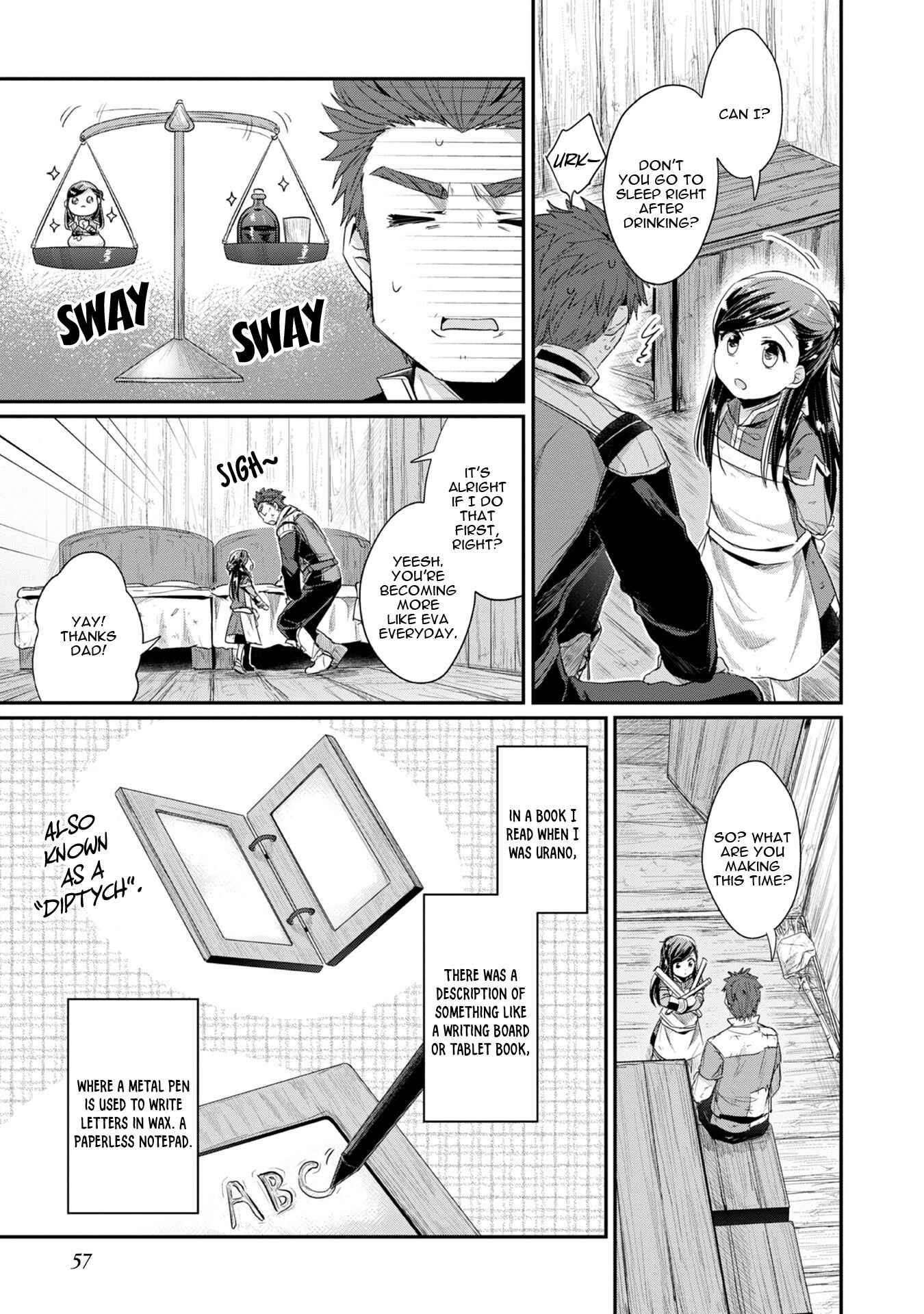Page 8 Chapter 12 Honzuki no Gekokujou: Shisho ni Naru Tame ni wa Shudan o Erandeiraremasen—Dai 2-bu: Hon no Tamenara Miko ni Naru!