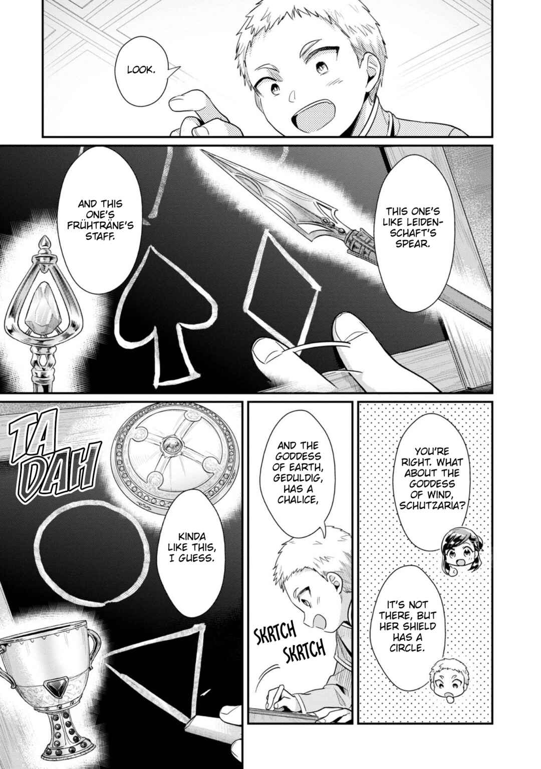 Page 22 Chapter 41 Honzuki no Gekokujou: Shisho ni Naru Tame ni wa Shudan o Erandeiraremasen—Dai 2-bu: Hon no Tamenara Miko ni Naru!