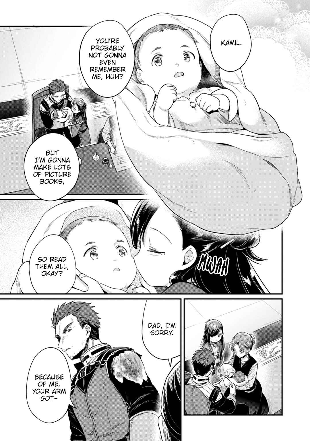 Page 22 Chapter 63 Honzuki no Gekokujou: Shisho ni Naru Tame ni wa Shudan o Erandeiraremasen—Dai 2-bu: Hon no Tamenara Miko ni Naru!