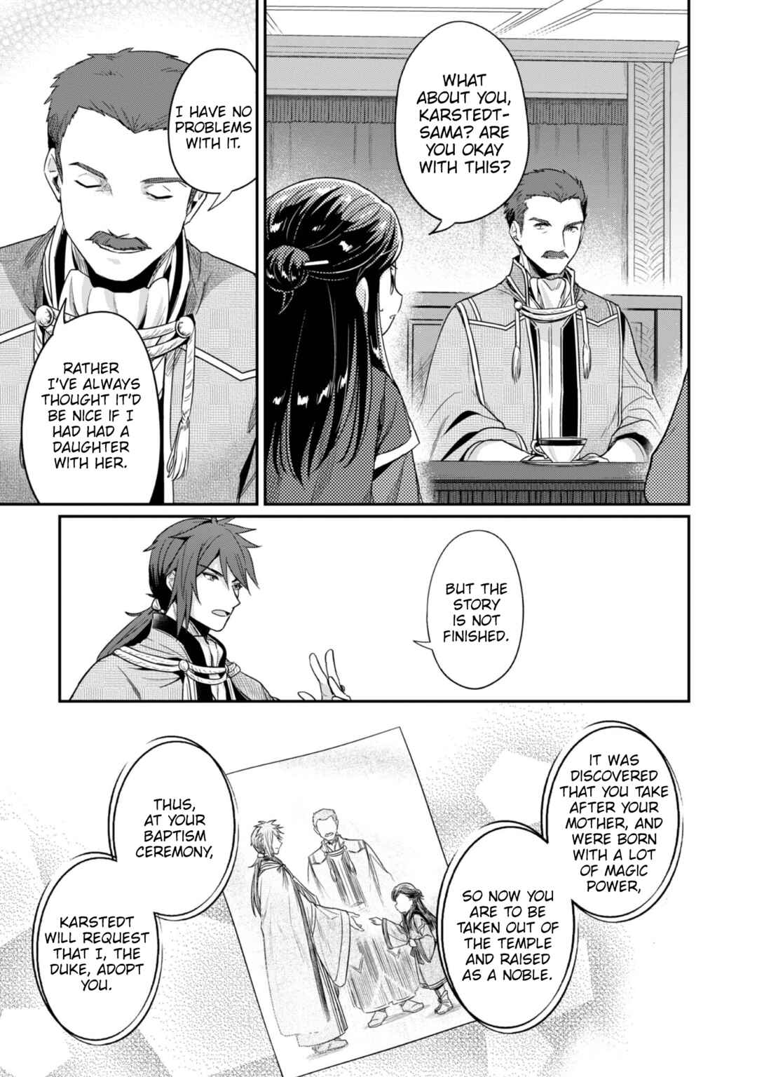 Page 20 Chapter 62 Honzuki no Gekokujou: Shisho ni Naru Tame ni wa Shudan o Erandeiraremasen—Dai 2-bu: Hon no Tamenara Miko ni Naru!