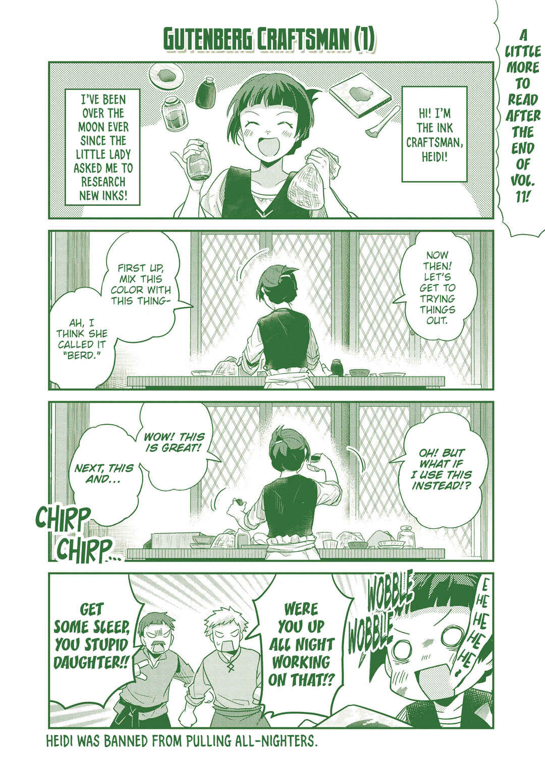 Page 9 Chapter 55.5 Honzuki no Gekokujou: Shisho ni Naru Tame ni wa Shudan o Erandeiraremasen—Dai 2-bu: Hon no Tamenara Miko ni Naru!