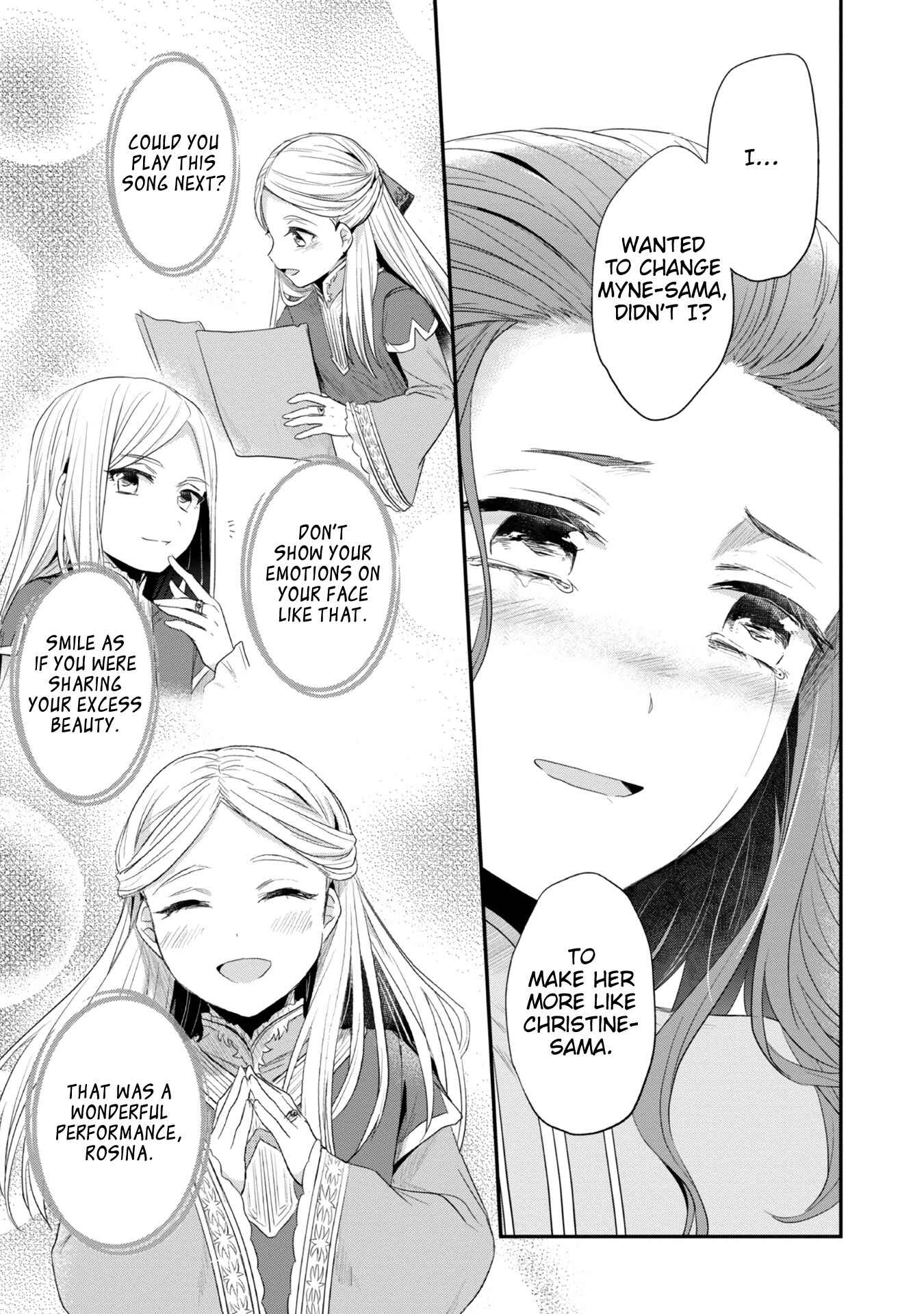 Page 12 Chapter 22.5 Honzuki no Gekokujou: Shisho ni Naru Tame ni wa Shudan o Erandeiraremasen—Dai 2-bu: Hon no Tamenara Miko ni Naru!