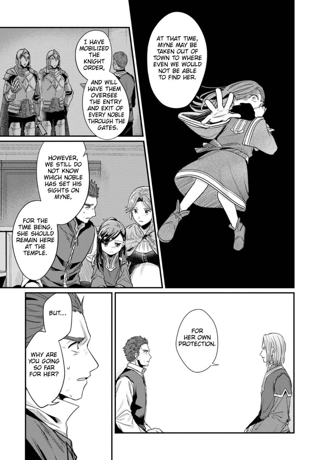 Page 28 Chapter 45 Honzuki no Gekokujou: Shisho ni Naru Tame ni wa Shudan o Erandeiraremasen—Dai 2-bu: Hon no Tamenara Miko ni Naru!