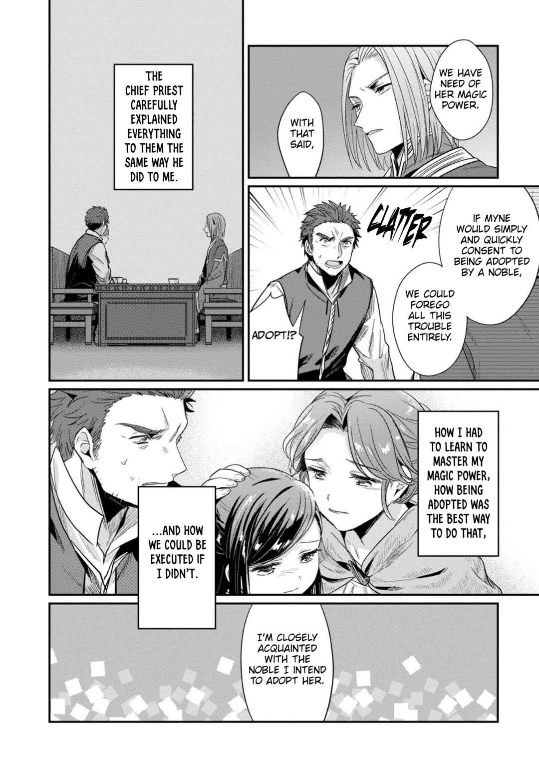 Page 29 Chapter 45 Honzuki no Gekokujou: Shisho ni Naru Tame ni wa Shudan o Erandeiraremasen—Dai 2-bu: Hon no Tamenara Miko ni Naru!