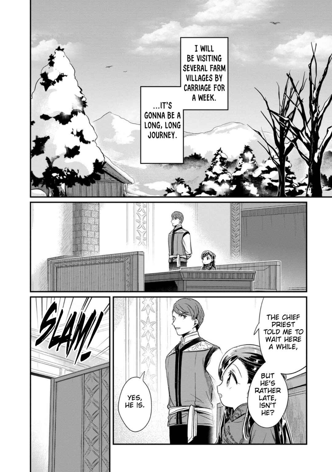 Page 36 Chapter 45 Honzuki no Gekokujou: Shisho ni Naru Tame ni wa Shudan o Erandeiraremasen—Dai 2-bu: Hon no Tamenara Miko ni Naru!