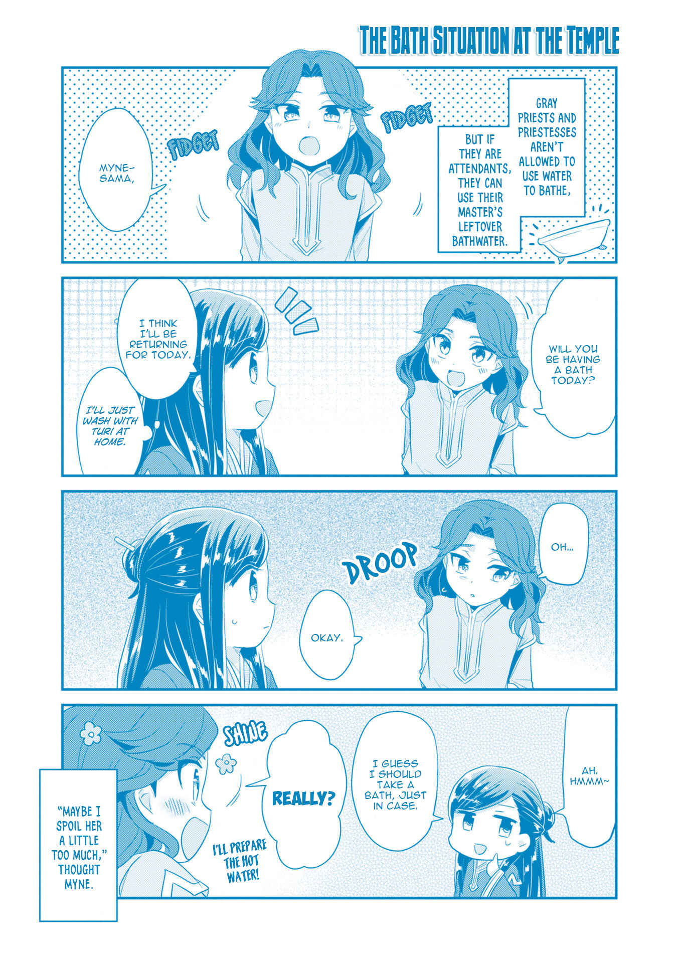 Page 12 Chapter 15.5 Honzuki no Gekokujou: Shisho ni Naru Tame ni wa Shudan o Erandeiraremasen—Dai 2-bu: Hon no Tamenara Miko ni Naru!