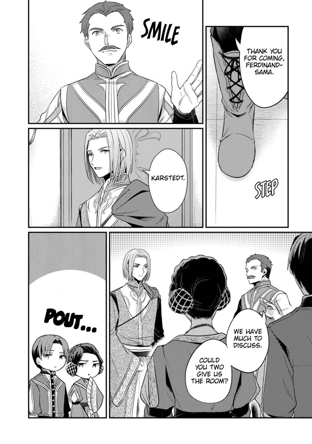 Page 3 Chapter 41.5 Honzuki no Gekokujou: Shisho ni Naru Tame ni wa Shudan o Erandeiraremasen—Dai 2-bu: Hon no Tamenara Miko ni Naru!