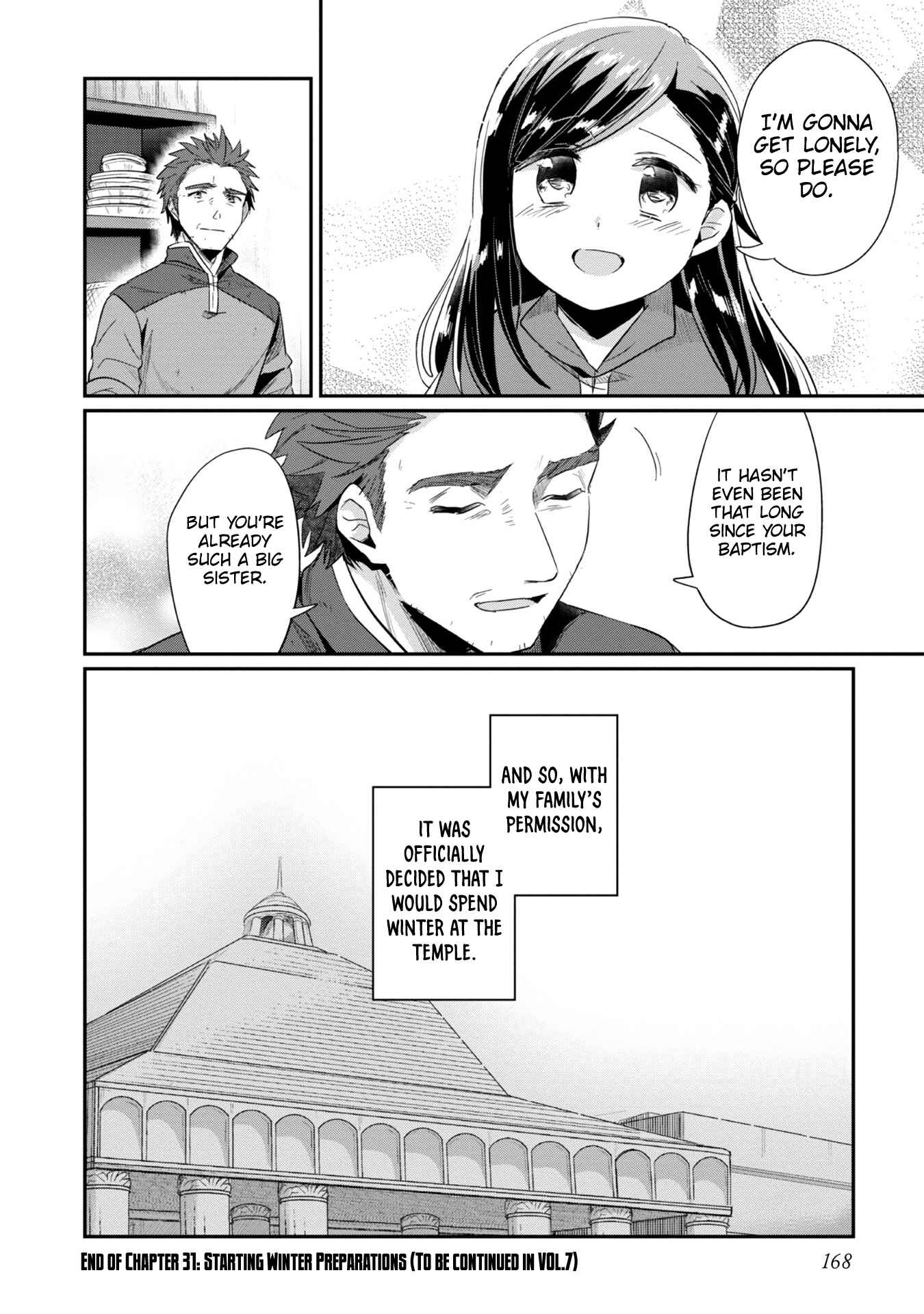 Page 31 Chapter 31 Honzuki no Gekokujou: Shisho ni Naru Tame ni wa Shudan o Erandeiraremasen—Dai 2-bu: Hon no Tamenara Miko ni Naru!