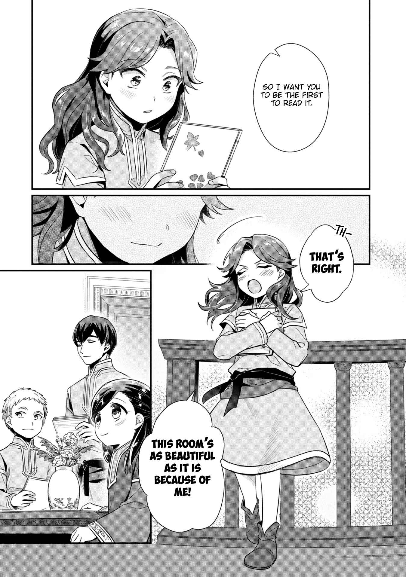 Page 8 Chapter 31 Honzuki no Gekokujou: Shisho ni Naru Tame ni wa Shudan o Erandeiraremasen—Dai 2-bu: Hon no Tamenara Miko ni Naru!