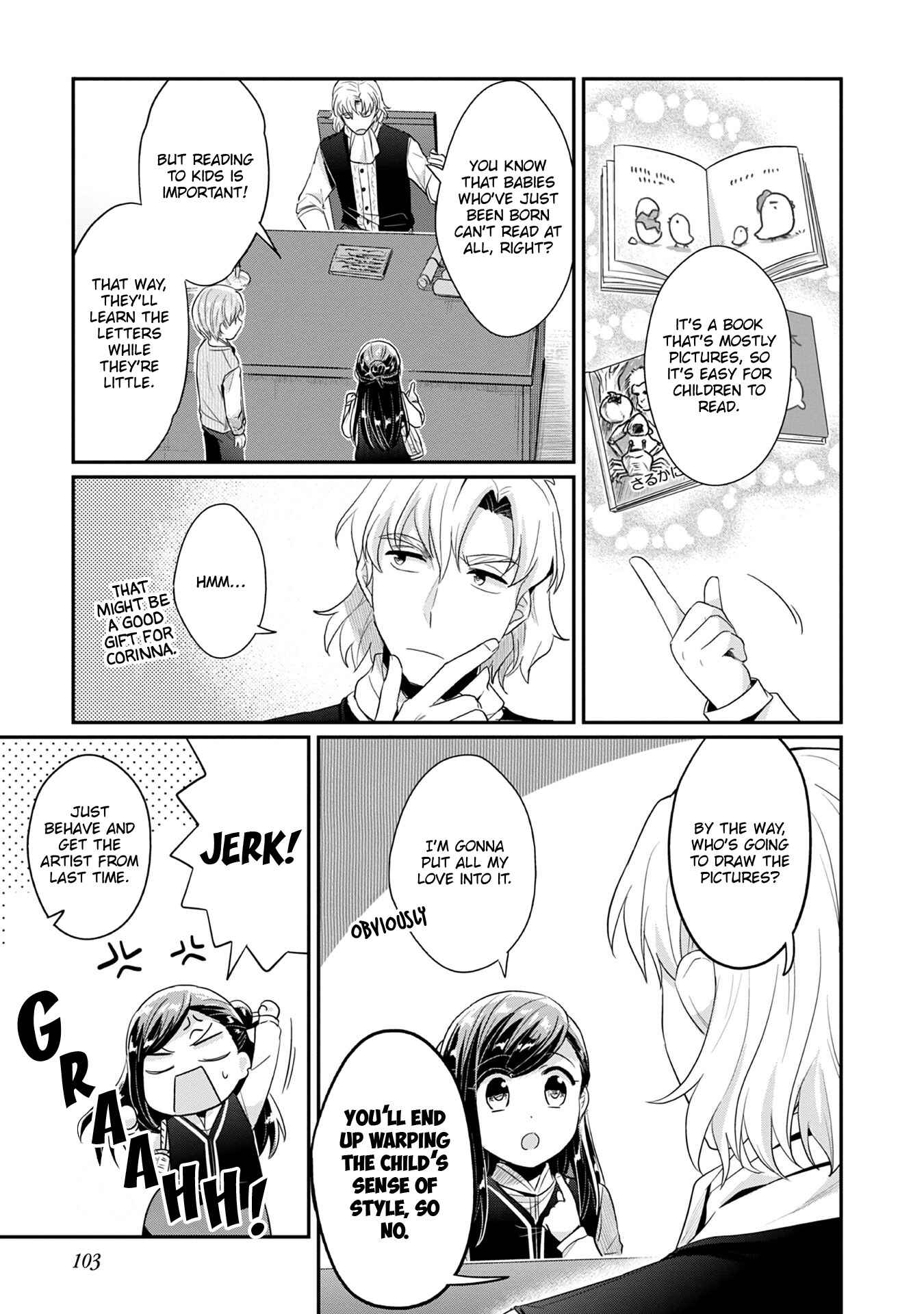 Page 8 Chapter 19 Honzuki no Gekokujou: Shisho ni Naru Tame ni wa Shudan o Erandeiraremasen—Dai 2-bu: Hon no Tamenara Miko ni Naru!