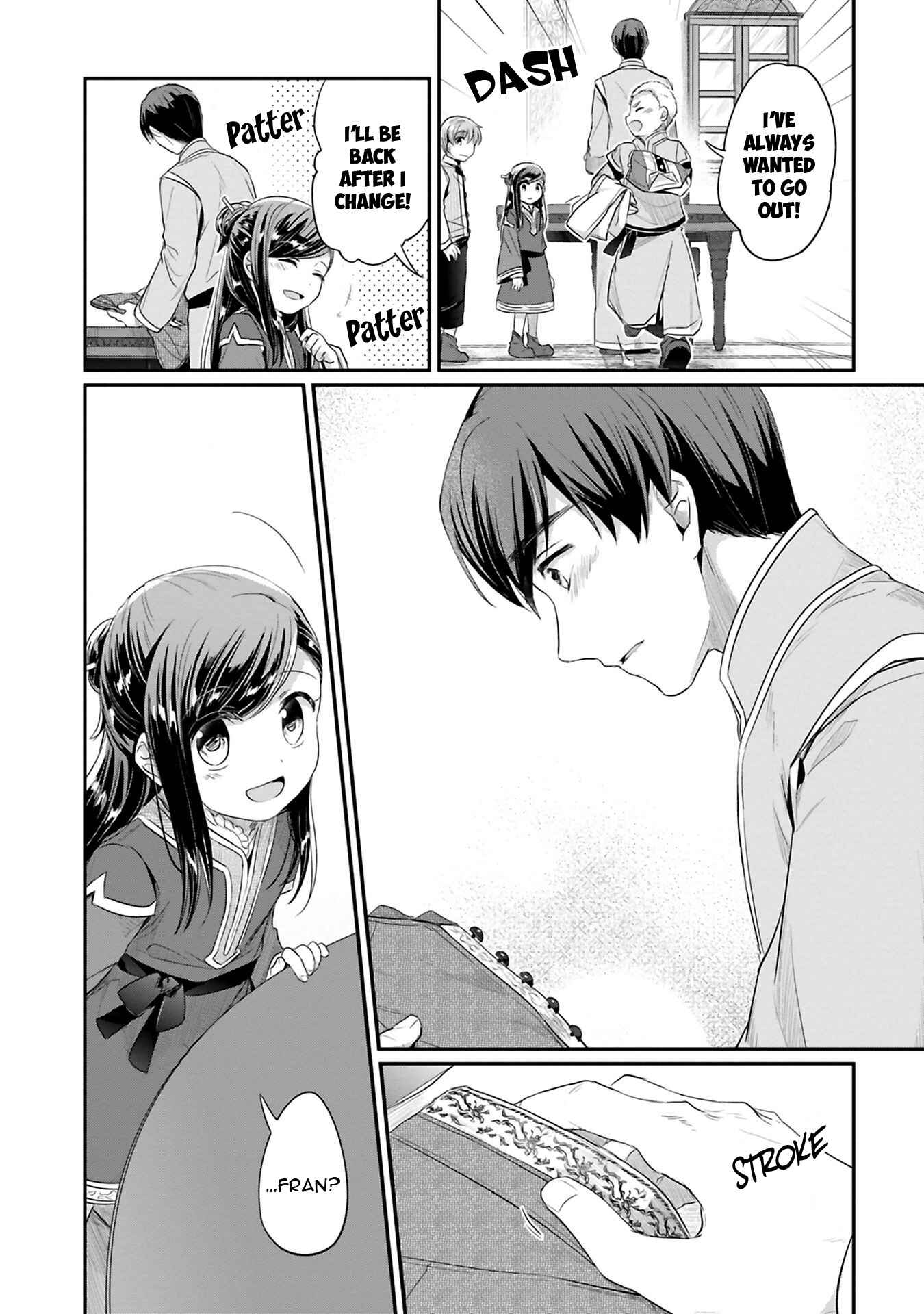 Page 28 Chapter 5 Honzuki no Gekokujou: Shisho ni Naru Tame ni wa Shudan o Erandeiraremasen—Dai 2-bu: Hon no Tamenara Miko ni Naru!