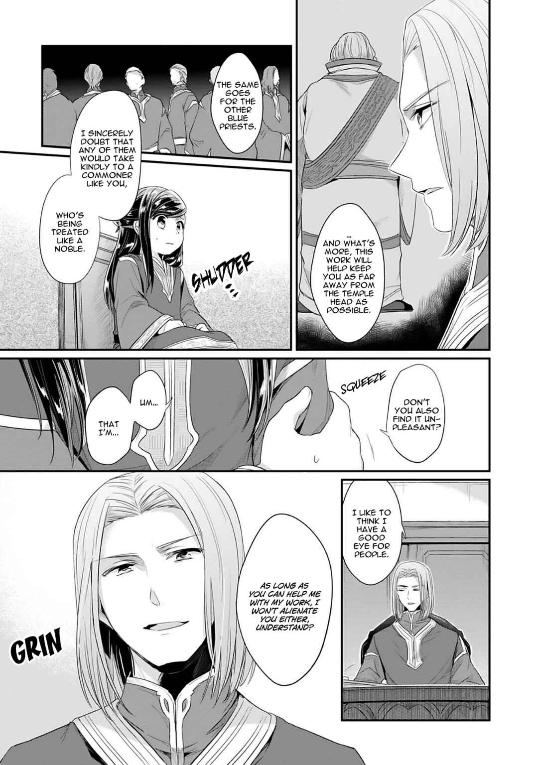 Page 28 Chapter 1 Honzuki no Gekokujou: Shisho ni Naru Tame ni wa Shudan o Erandeiraremasen—Dai 2-bu: Hon no Tamenara Miko ni Naru!