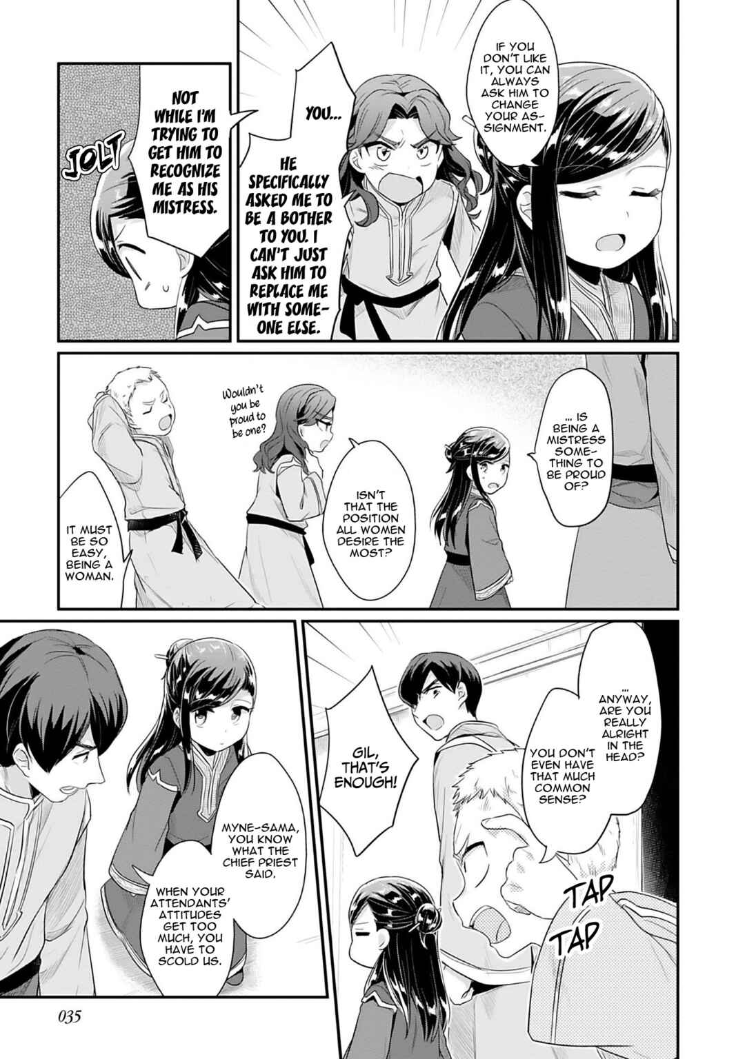 Page 36 Chapter 1 Honzuki no Gekokujou: Shisho ni Naru Tame ni wa Shudan o Erandeiraremasen—Dai 2-bu: Hon no Tamenara Miko ni Naru!