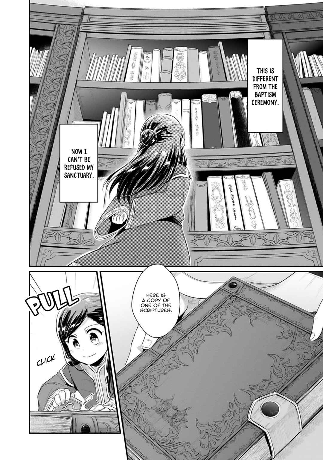 Page 39 Chapter 1 Honzuki no Gekokujou: Shisho ni Naru Tame ni wa Shudan o Erandeiraremasen—Dai 2-bu: Hon no Tamenara Miko ni Naru!
