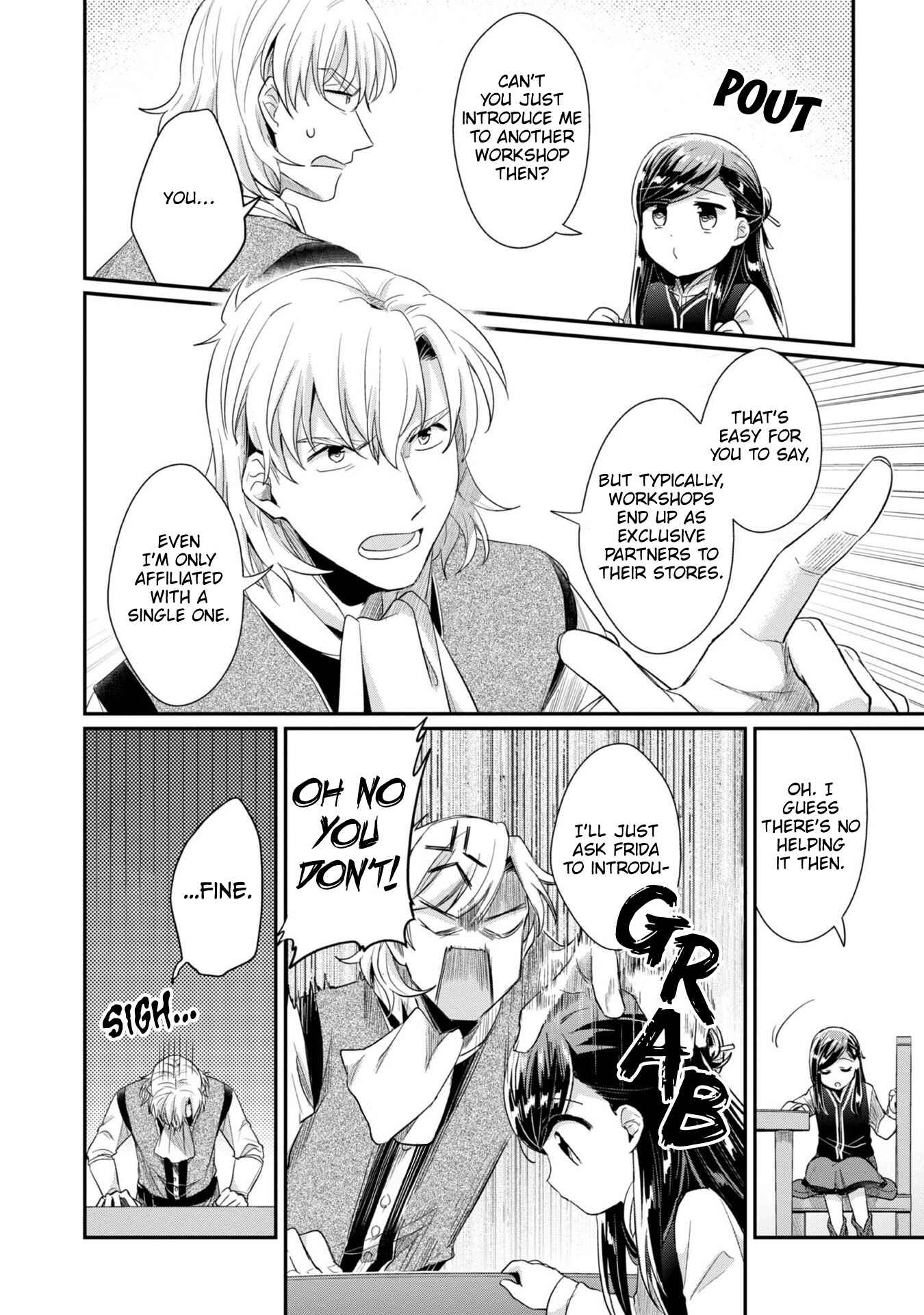 Page 18 Chapter 26 Honzuki no Gekokujou: Shisho ni Naru Tame ni wa Shudan o Erandeiraremasen—Dai 2-bu: Hon no Tamenara Miko ni Naru!