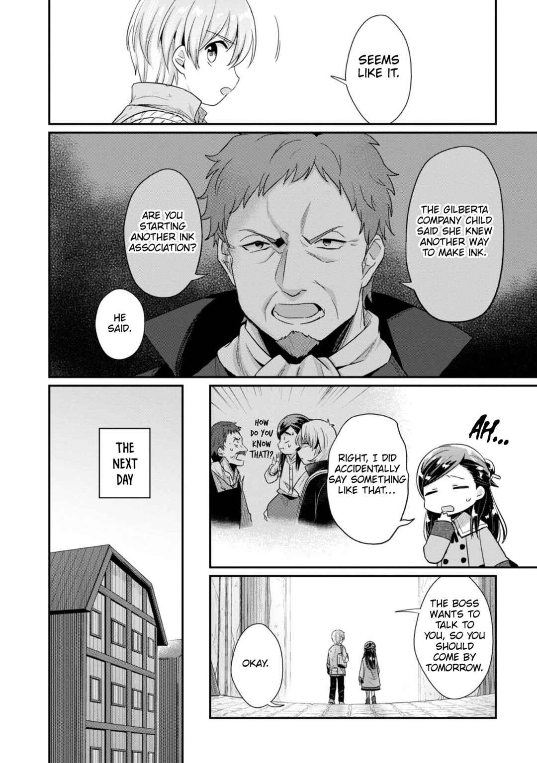 Page 13 Chapter 40 Honzuki no Gekokujou: Shisho ni Naru Tame ni wa Shudan o Erandeiraremasen—Dai 2-bu: Hon no Tamenara Miko ni Naru!