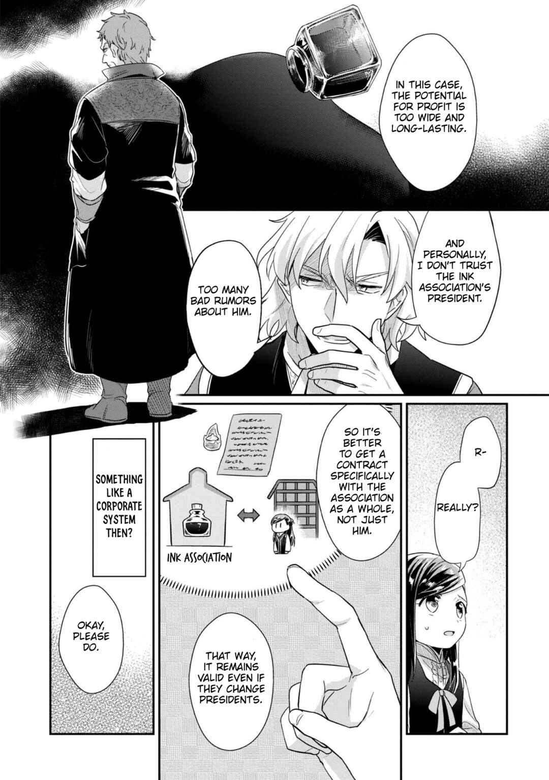 Page 15 Chapter 40 Honzuki no Gekokujou: Shisho ni Naru Tame ni wa Shudan o Erandeiraremasen—Dai 2-bu: Hon no Tamenara Miko ni Naru!