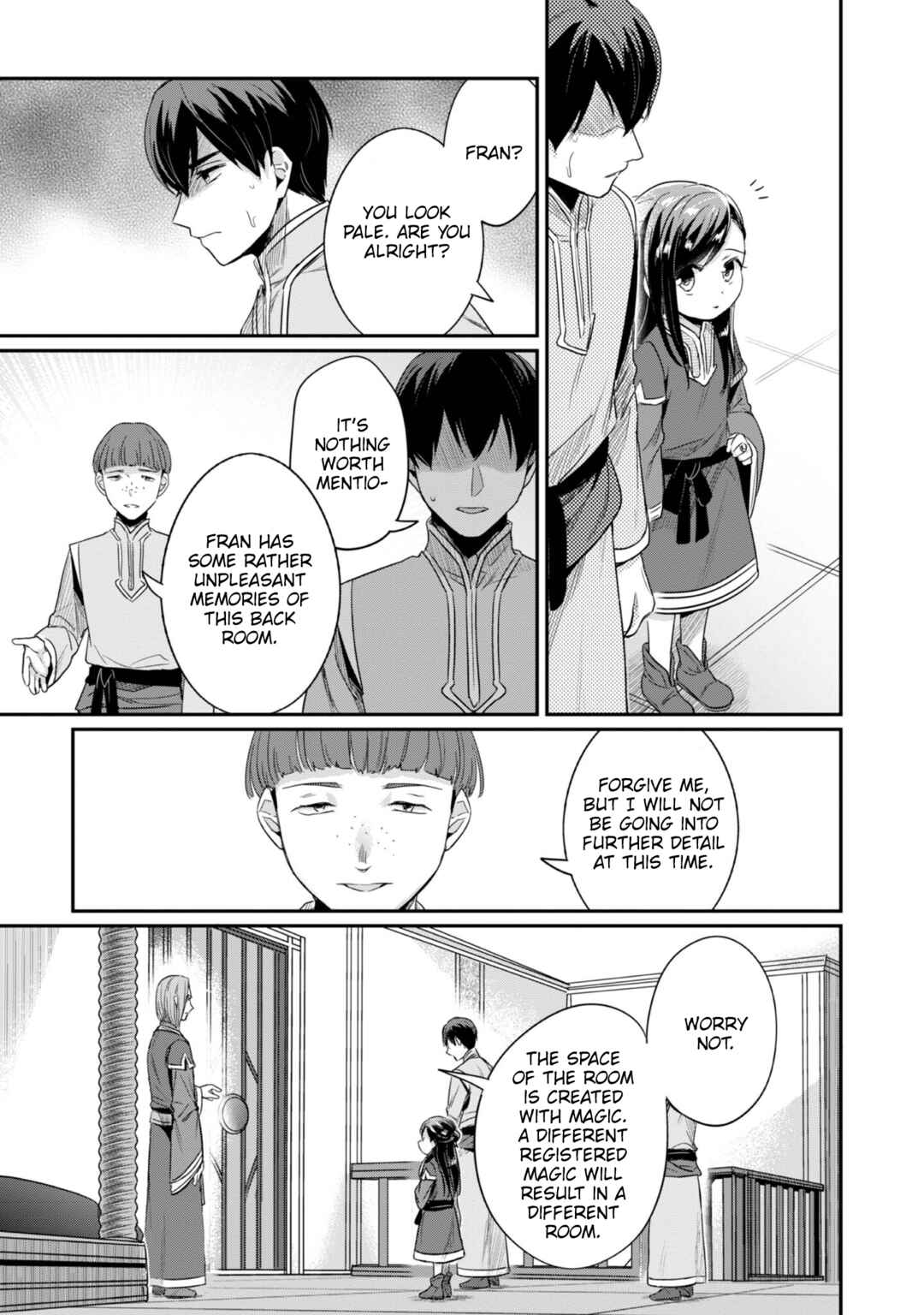 Page 33 Chapter 64 Honzuki no Gekokujou: Shisho ni Naru Tame ni wa Shudan o Erandeiraremasen—Dai 2-bu: Hon no Tamenara Miko ni Naru!