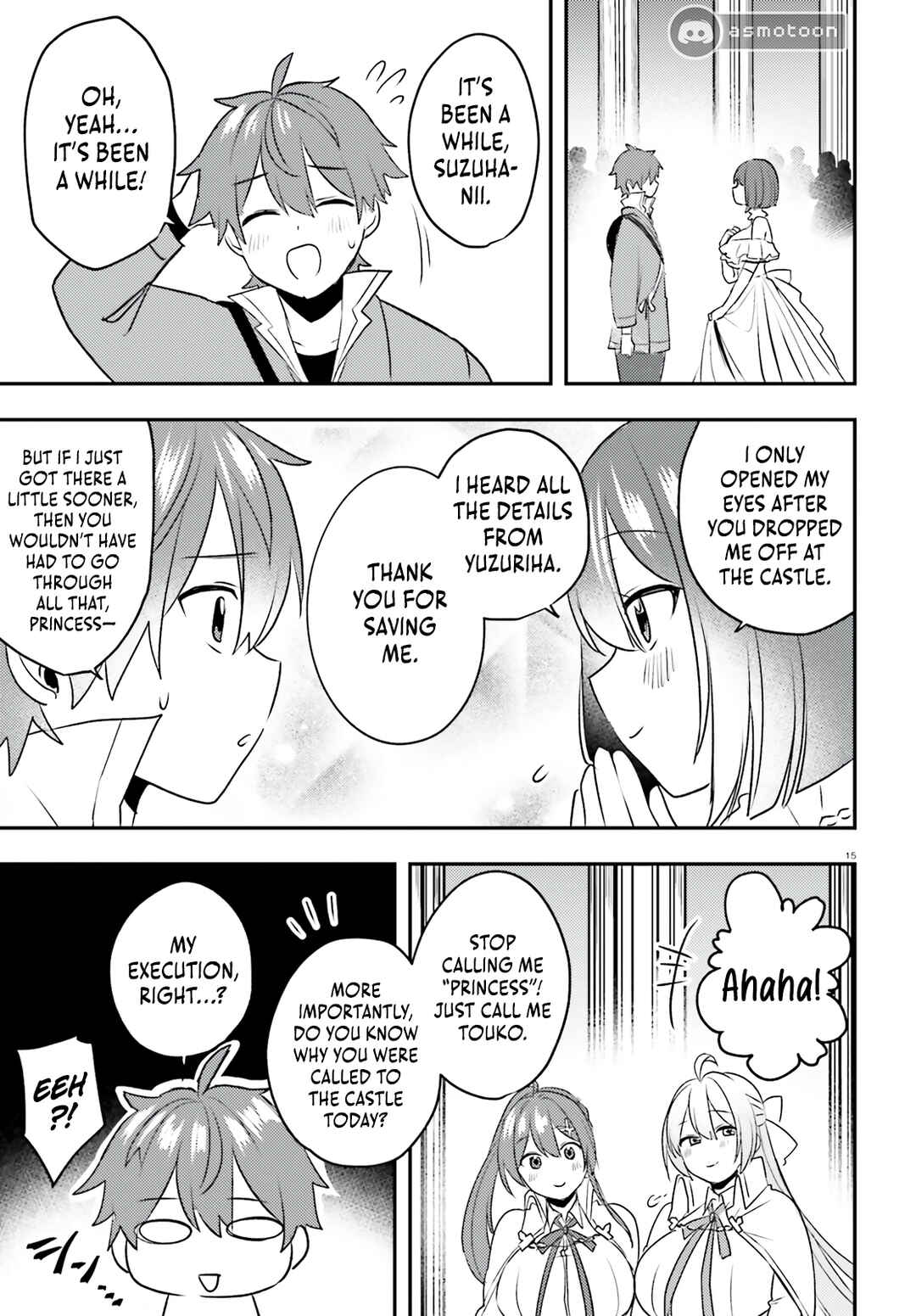 Page 15 Chapter 14 Imouto ga Onna Kishi Gakuen ni Nyuugaku Shitara Naze ka Kyuukoku no Eiyuu ni narimashita. Boku ga.