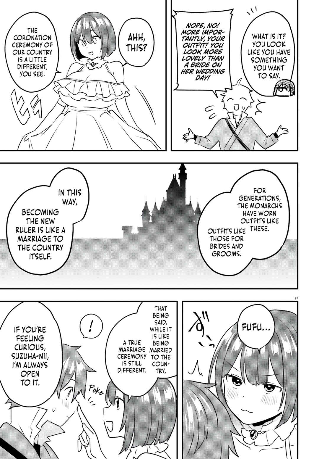 Page 17 Chapter 14 Imouto ga Onna Kishi Gakuen ni Nyuugaku Shitara Naze ka Kyuukoku no Eiyuu ni narimashita. Boku ga.