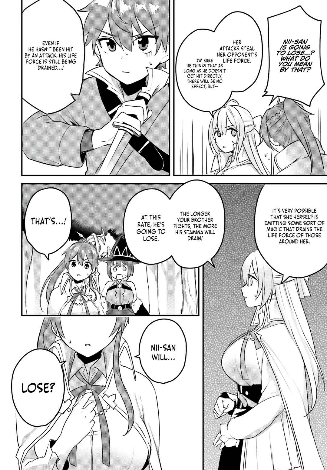 Page 21 Chapter 4 Imouto ga Onna Kishi Gakuen ni Nyuugaku Shitara Naze ka Kyuukoku no Eiyuu ni narimashita. Boku ga.