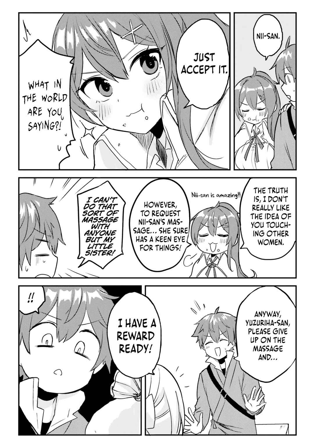 Page 16 Chapter 2 Imouto ga Onna Kishi Gakuen ni Nyuugaku Shitara Naze ka Kyuukoku no Eiyuu ni narimashita. Boku ga.