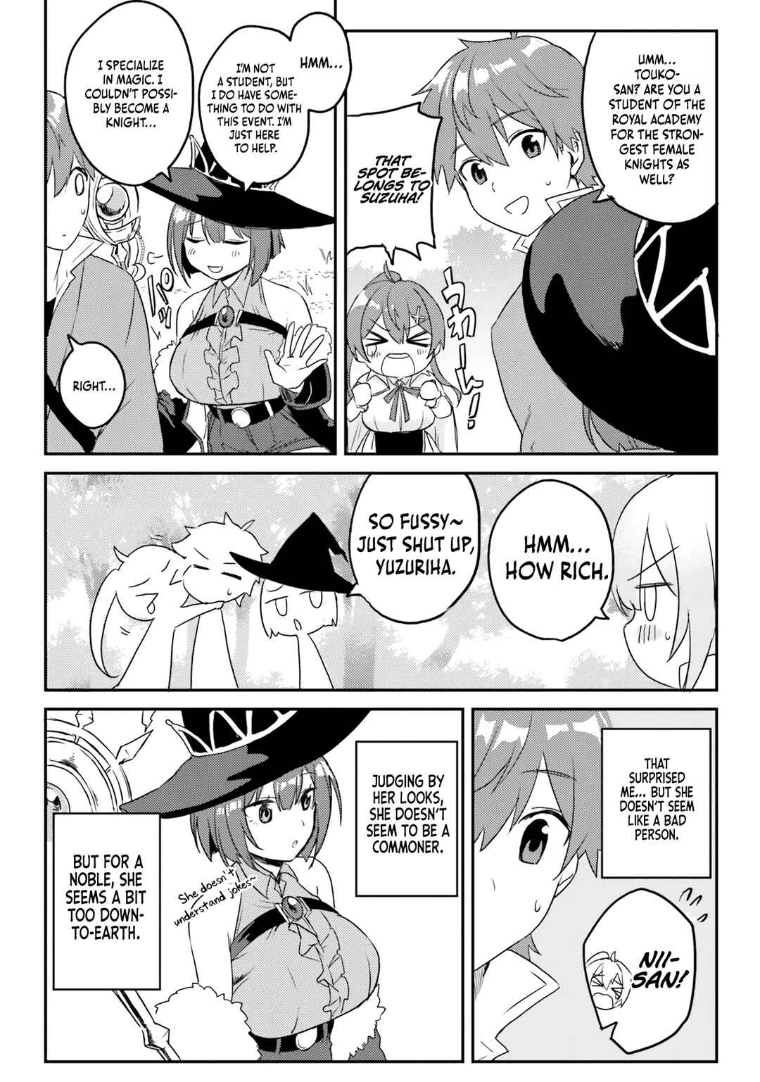 Page 30 Chapter 2 Imouto ga Onna Kishi Gakuen ni Nyuugaku Shitara Naze ka Kyuukoku no Eiyuu ni narimashita. Boku ga.