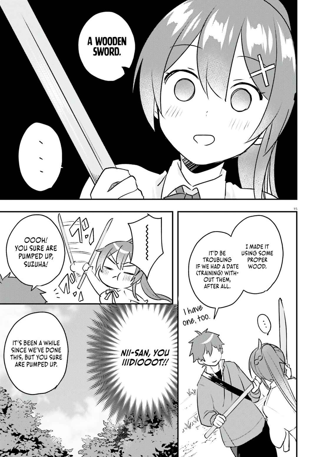 Page 16 Chapter 8 Imouto ga Onna Kishi Gakuen ni Nyuugaku Shitara Naze ka Kyuukoku no Eiyuu ni narimashita. Boku ga.