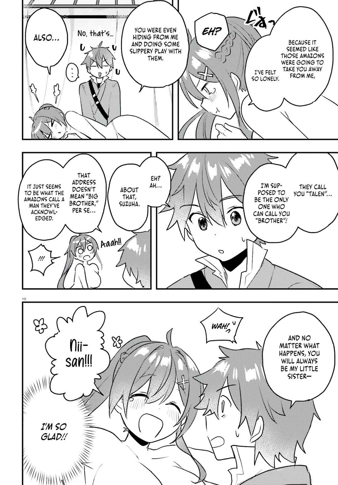 Page 19 Chapter 8 Imouto ga Onna Kishi Gakuen ni Nyuugaku Shitara Naze ka Kyuukoku no Eiyuu ni narimashita. Boku ga.