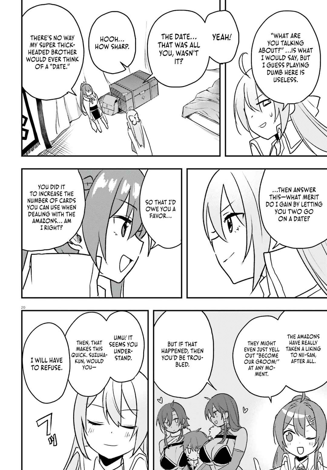 Page 21 Chapter 8 Imouto ga Onna Kishi Gakuen ni Nyuugaku Shitara Naze ka Kyuukoku no Eiyuu ni narimashita. Boku ga.