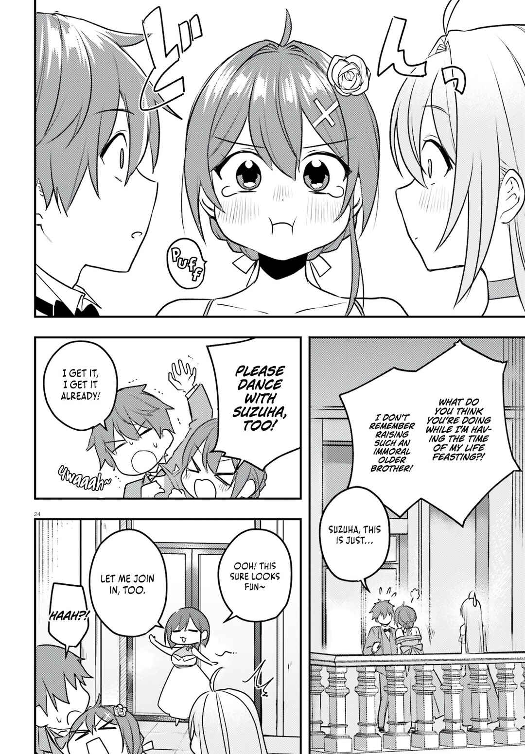 Page 25 Chapter 6 Imouto ga Onna Kishi Gakuen ni Nyuugaku Shitara Naze ka Kyuukoku no Eiyuu ni narimashita. Boku ga.