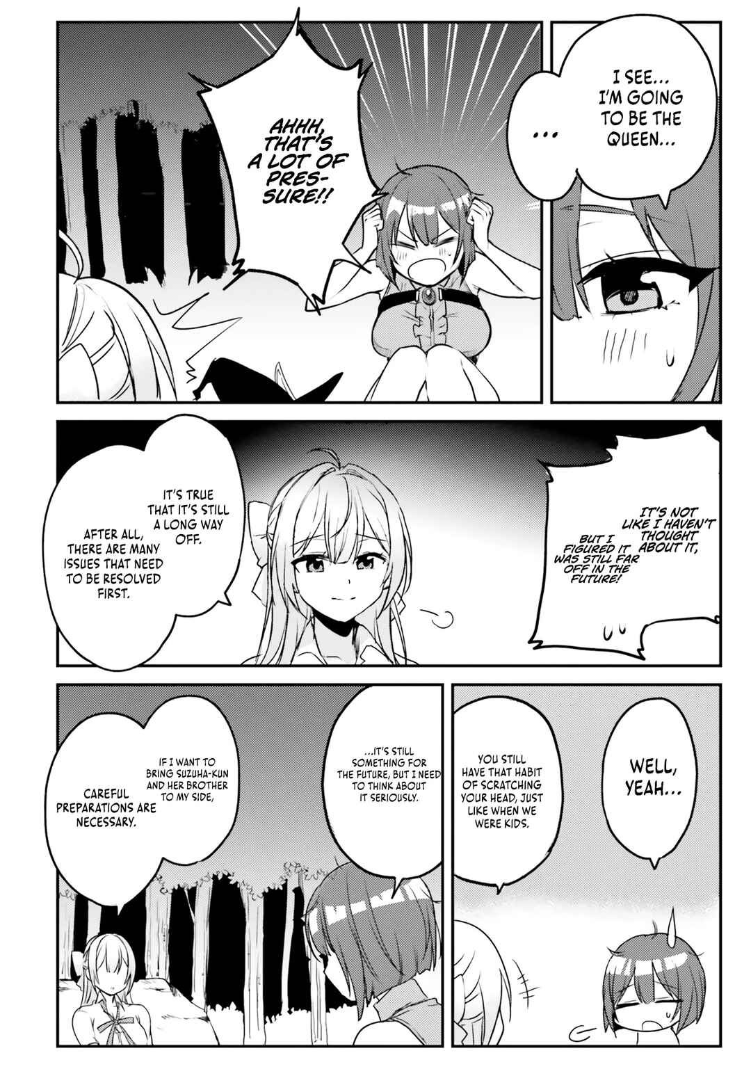 Page 19 Chapter 3 Imouto ga Onna Kishi Gakuen ni Nyuugaku Shitara Naze ka Kyuukoku no Eiyuu ni narimashita. Boku ga.