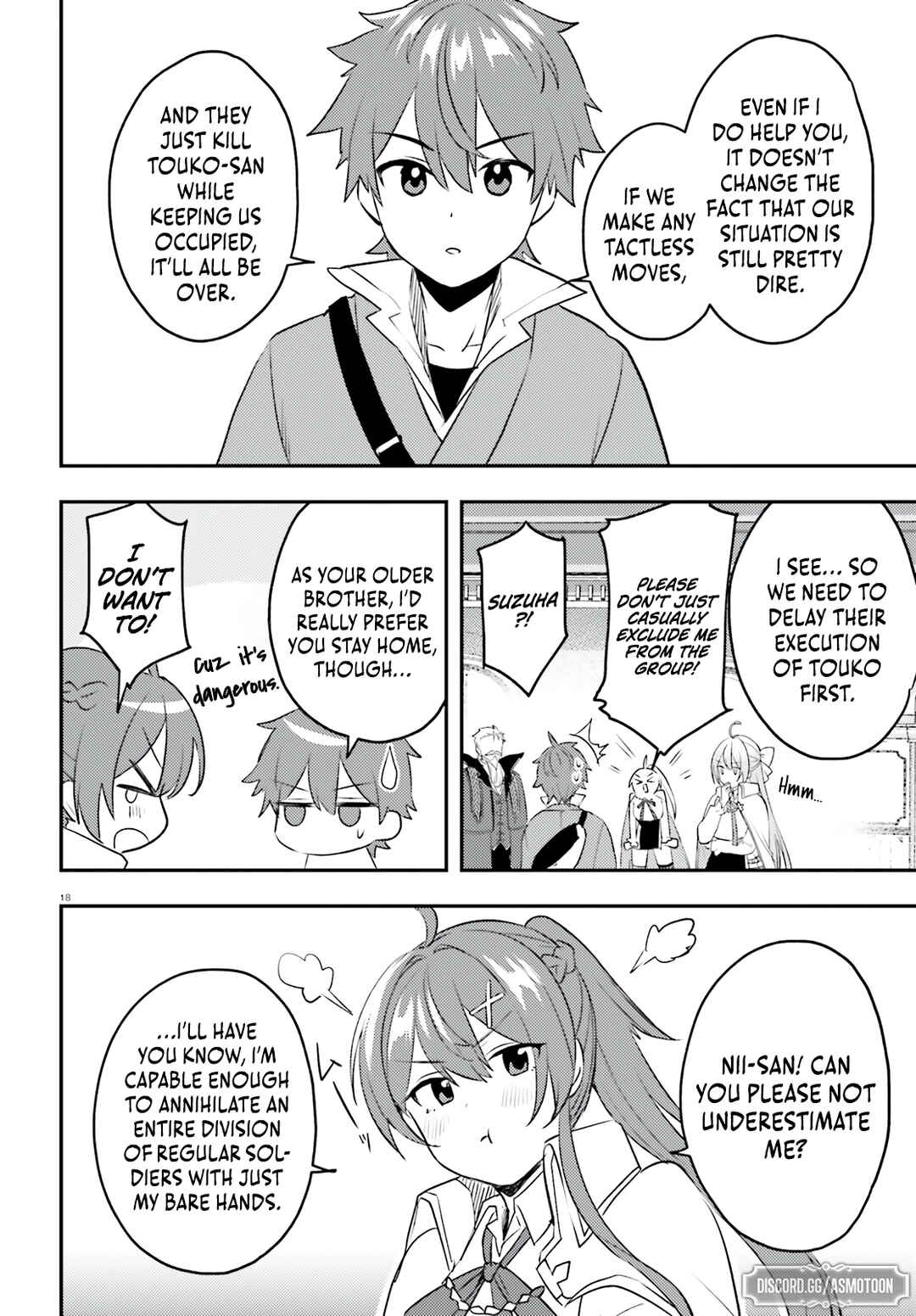 Page 19 Chapter 12 Imouto ga Onna Kishi Gakuen ni Nyuugaku Shitara Naze ka Kyuukoku no Eiyuu ni narimashita. Boku ga.