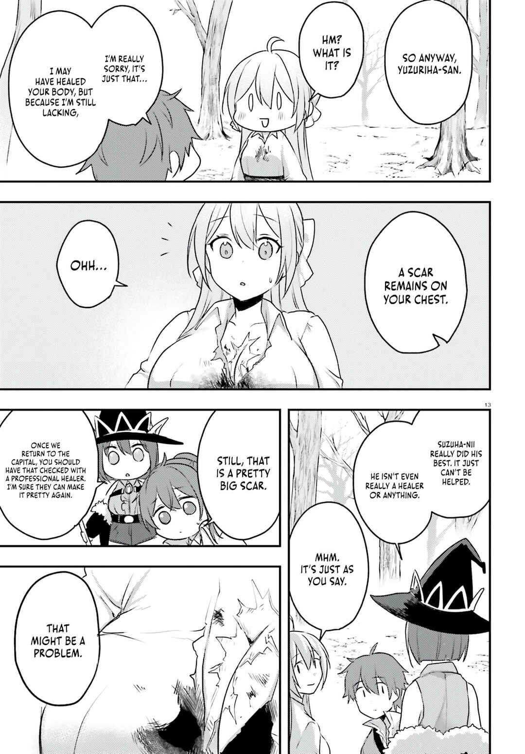 Page 14 Chapter 5 Imouto ga Onna Kishi Gakuen ni Nyuugaku Shitara Naze ka Kyuukoku no Eiyuu ni narimashita. Boku ga.