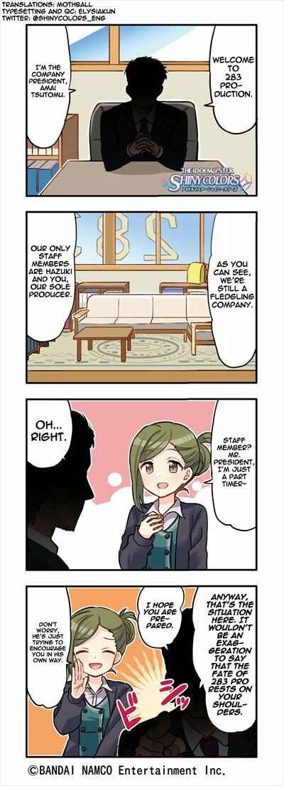Page 1 Chapter 23 THE iDOLM@STER: Shiny Colors - Shinymas Everyday!