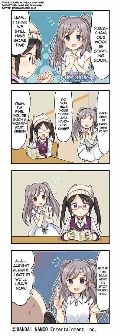 Page 1 Chapter 11 THE iDOLM@STER: Shiny Colors - Shinymas Everyday!