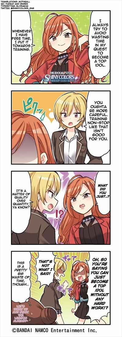 Page 1 Chapter 22 THE iDOLM@STER: Shiny Colors - Shinymas Everyday!