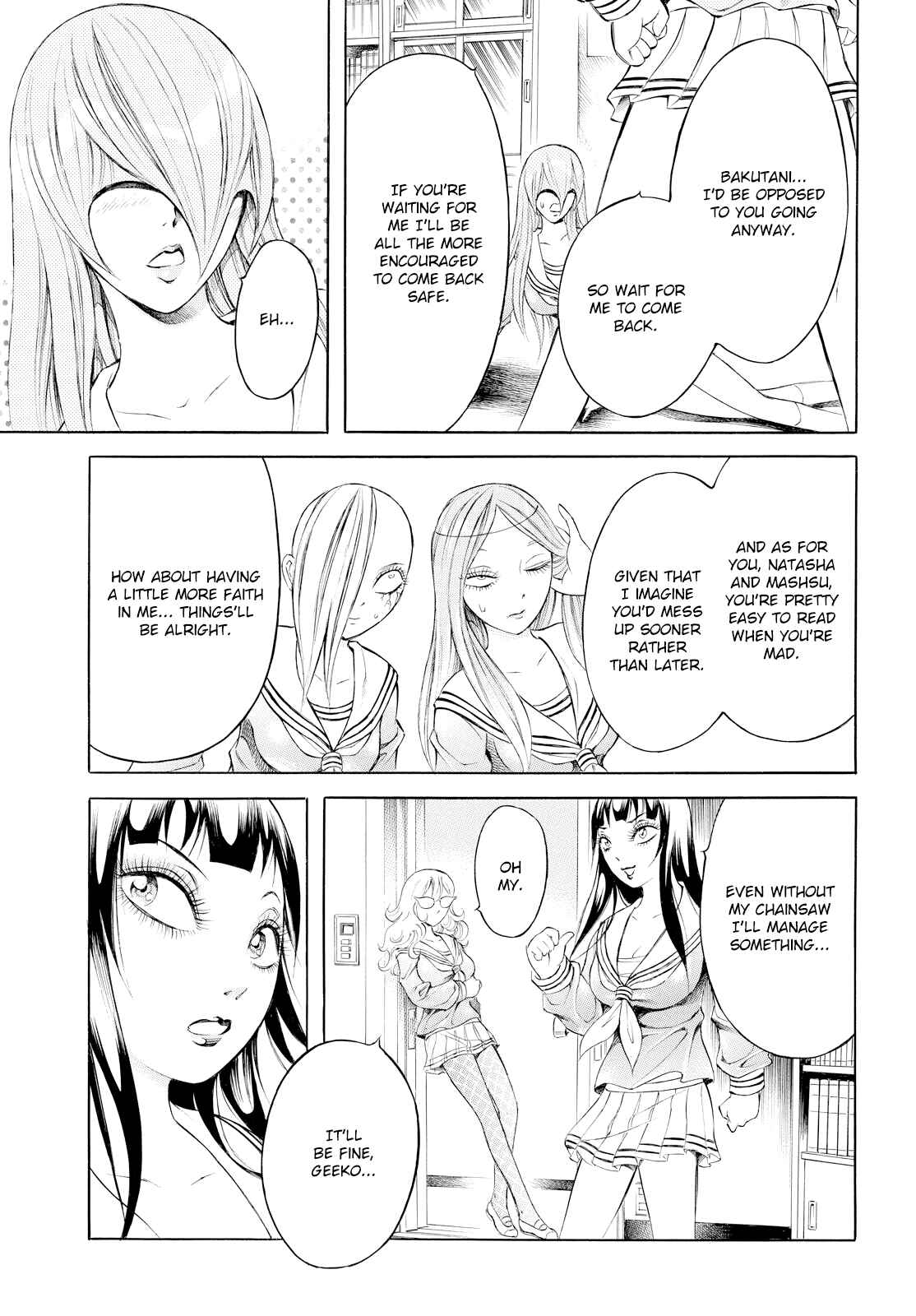 Page 15 Chapter 2 Chimamire Sukeban Chainsaw: reflesh