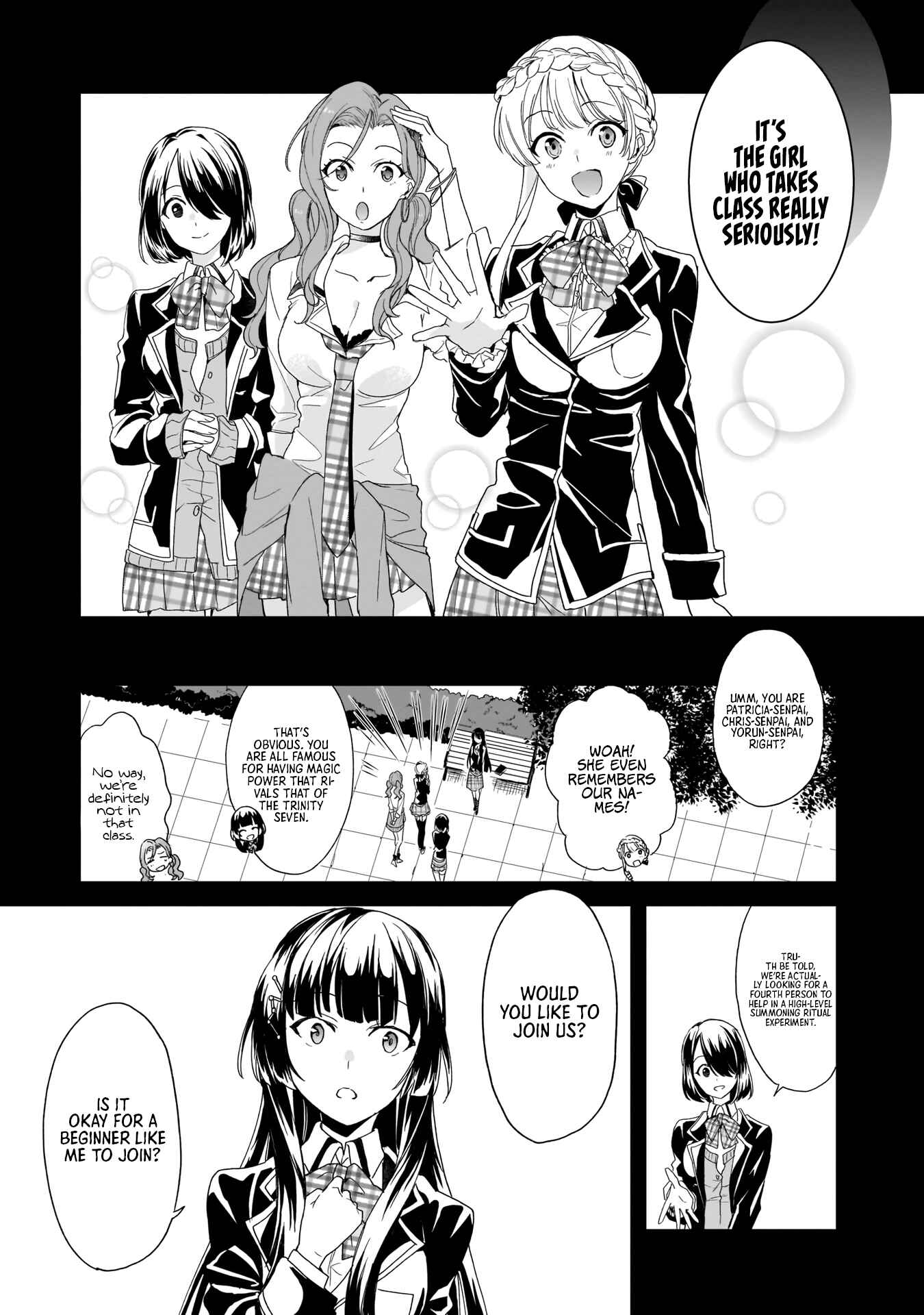 Page 4 Chapter 5 Trinity Seven: Anastasia Holy Story