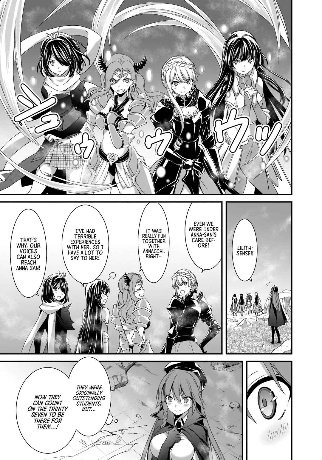Page 19 Chapter 13 Trinity Seven: Anastasia Holy Story