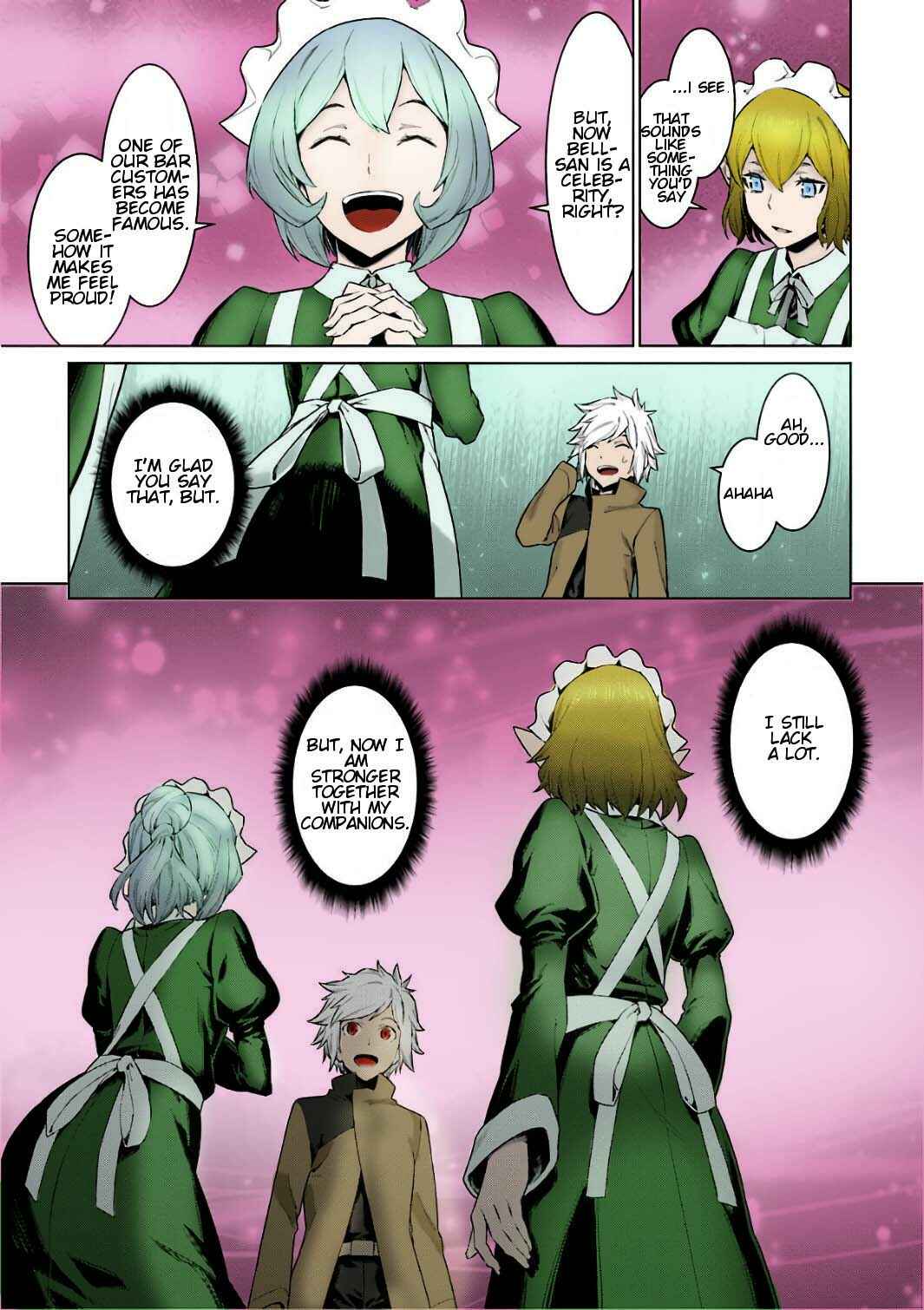 Page 14 Chapter 85 Dungeon ni Deai o Motomeru no wa Machigatte Iru Darou ka (Fan Colored)