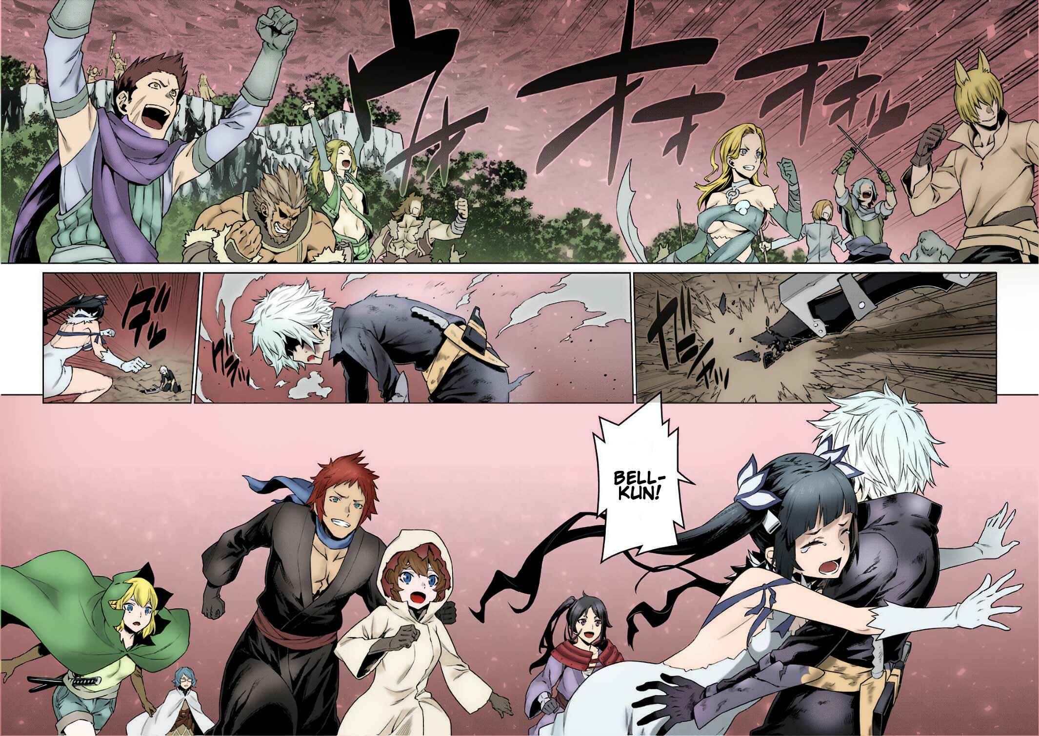 Page 4 Chapter 85 Dungeon ni Deai o Motomeru no wa Machigatte Iru Darou ka (Fan Colored)